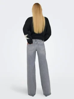 ONLJUICY Lav midje Wide Leg Fit Jeans