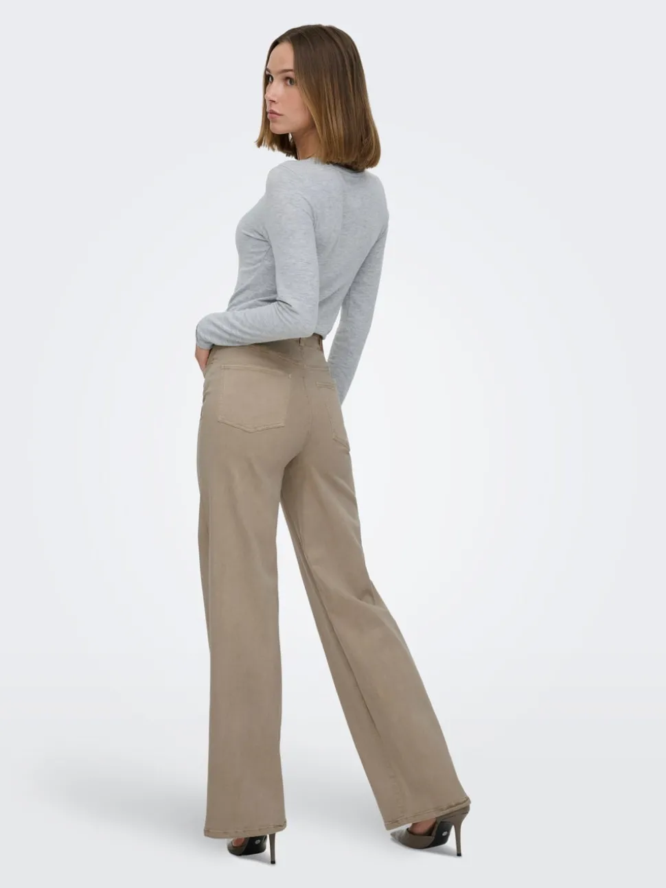 ONLJUICY-MISSOURI Wide Leg Fit Bukser med vide ben