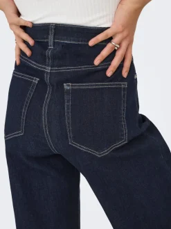 ONLJUICY-WAUW Høy midje Wide Leg Fit Jeans