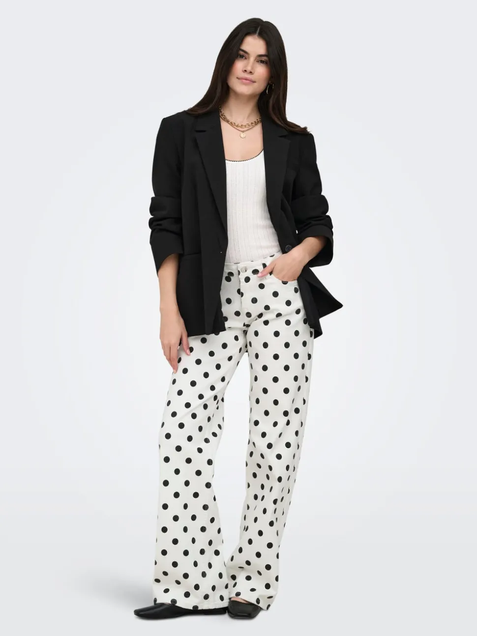 ONLJULLES Høy midje Straight Fit Jeans