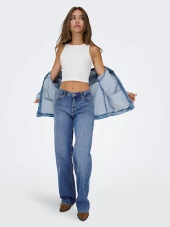ONLJULLES Lav midje Wide Leg Fit Jeans