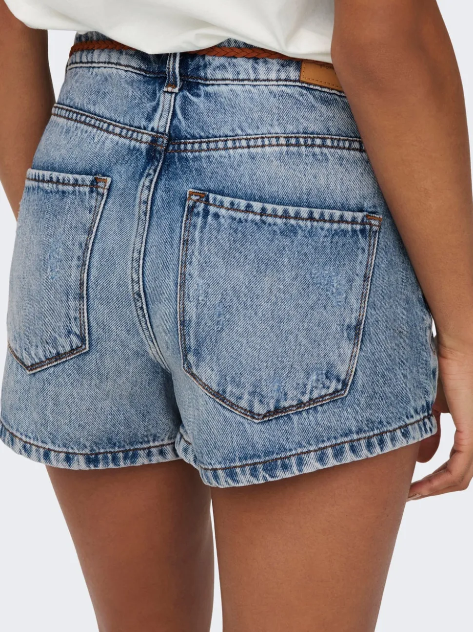 ONLKELLY Høy midje Regular Fit Denimshorts