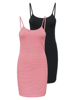 ONLKISS 2-pack Kort kjole