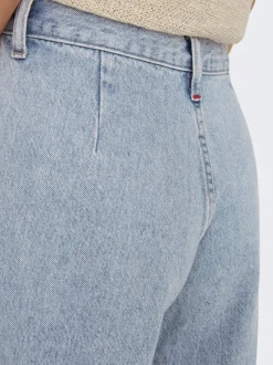 ONLLA Høy midje Wide Leg Fit Lang Jeans