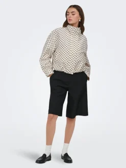 ONLLINDA Høy midje Loose fit Bermudashorts