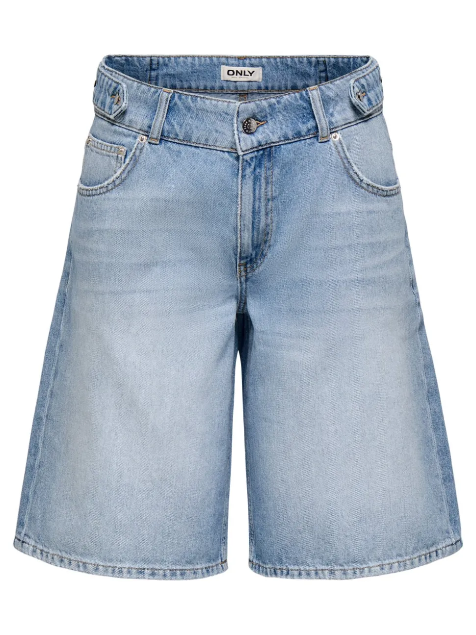 ONLLORAN Mid waist Bermuda Denim shorts