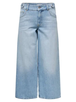 ONLLORAN Middels høy midje Wide Leg Fit Jeans
