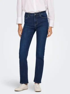 ONLLOUIE Middels høy midje Slim Fit Jeans