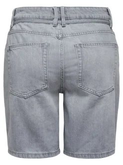 ONLLUMI Middels høy midje Wide Leg Fit Denimshorts