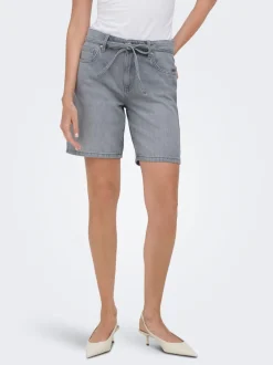 ONLLUMI Middels høy midje Wide Leg Fit Denimshorts