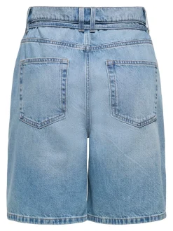 ONLLUMI Middels høy midje Wide Leg Fit Denimshorts