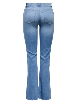 ONLLUSH Middels høy midje Retro Flared Fit Jeans