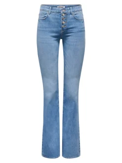 ONLLUSH Superlav midje Retro Flared Fit Jeans