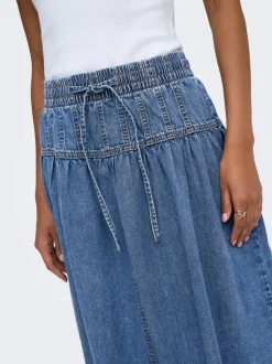 ONLLYRA Denimskjørt Langt skjørt
