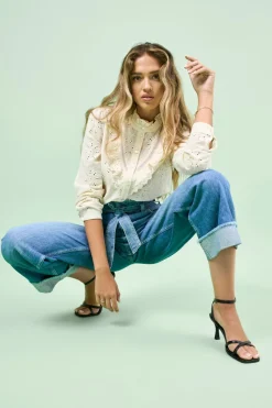 ONLMADDIE Høy midje Wide Leg Fit Jeans