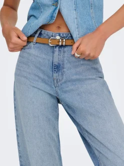 ONLMADDIE-O Høy midje Wide Leg Fit Jeans