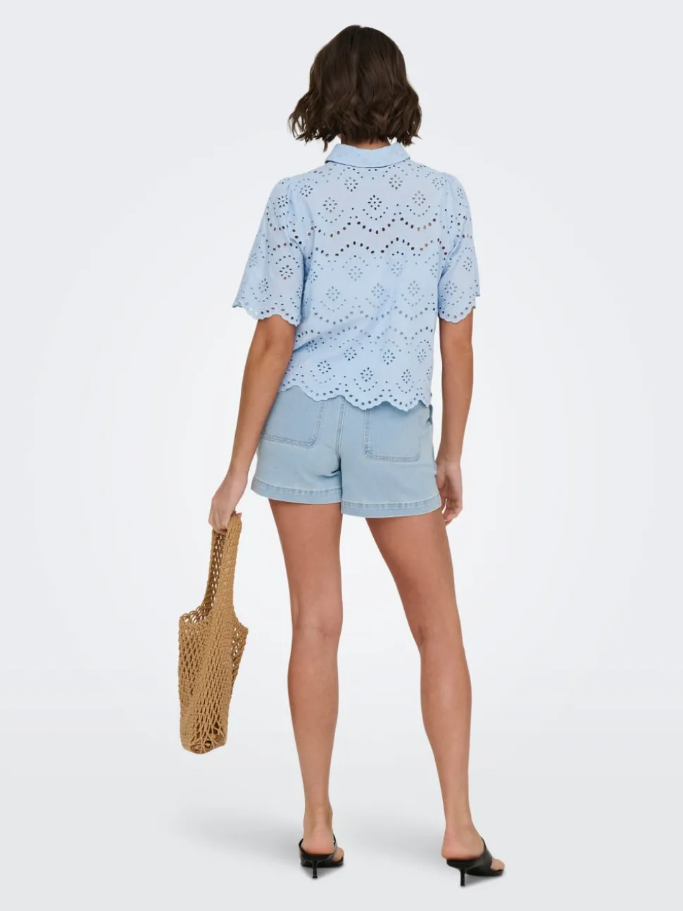 ONLMADELINE Høy midje Regular Fit Denimshorts