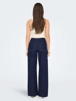 ONLMADELINE Høy midje Wide Leg Fit Jeans
