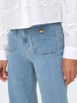 ONLMADELINE Høy midje Wide Leg Fit Jeans