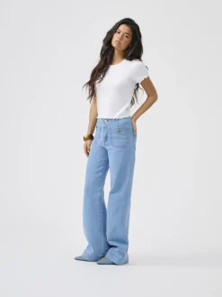 ONLMADELINE Høy midje Wide Leg Fit Jeans