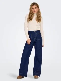 ONLMADELINE Høy midje Wide Leg Fit Jeans
