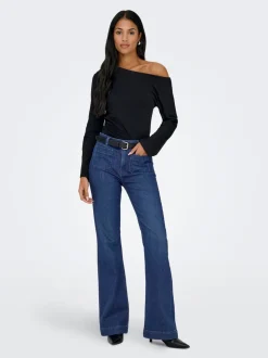 ONLMADISON Høy midje Flared Fit Jeans