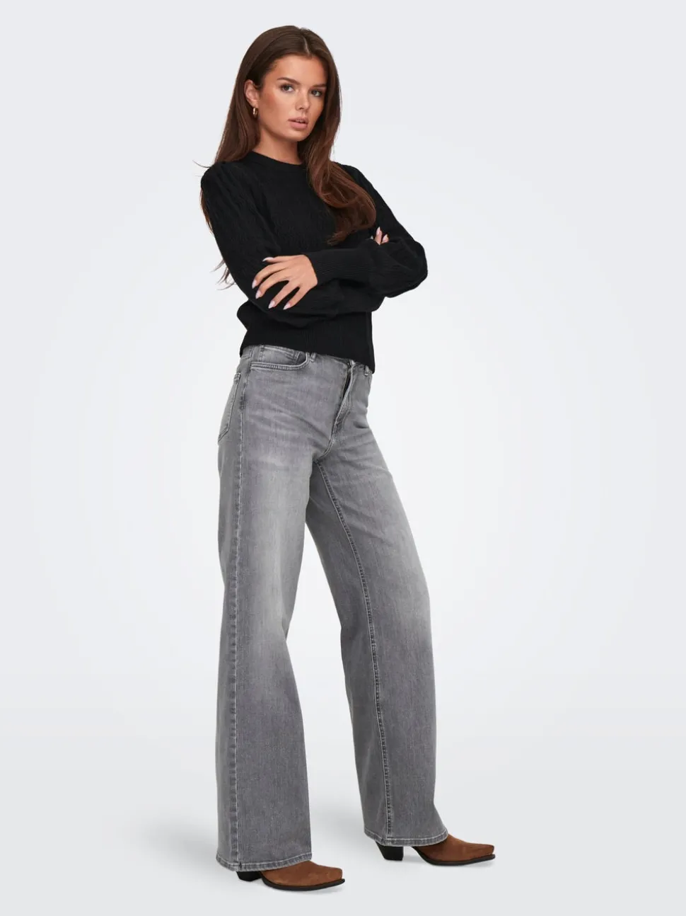 ONLMADISON Høy midje Wide Leg Fit Jeans