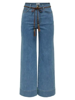 ONLMADISON Høy midje Wide Leg Fit Cropped Jeans
