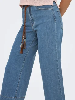 ONLMADISON Høy midje Wide Leg Fit Cropped Jeans