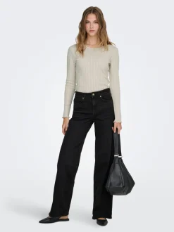ONLMADISON Høy midje Wide Leg Fit Jeans