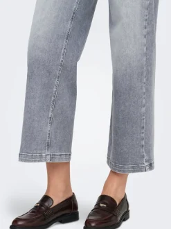 ONLMADISON Høy midje Wide Leg Fit Cropped Jeans