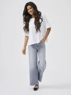 ONLMADISON Høy midje Wide Leg Fit Cropped Jeans