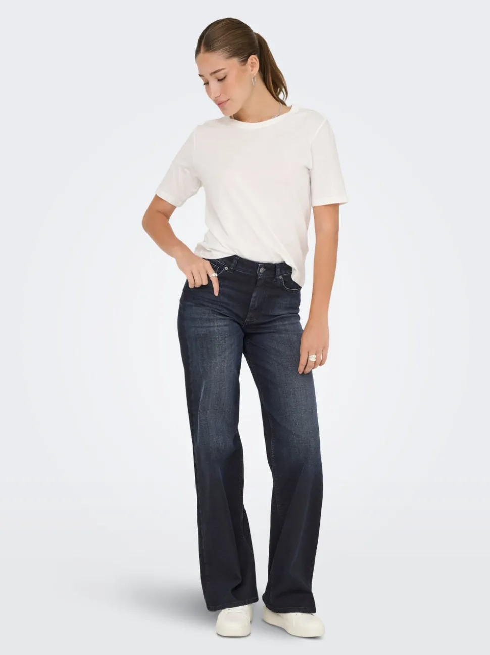 ONLMADISON Høy midje Wide Leg Fit Jeans