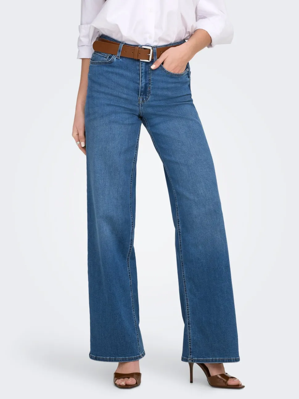 ONLMADISON Høy midje Wide Leg Fit Jeans