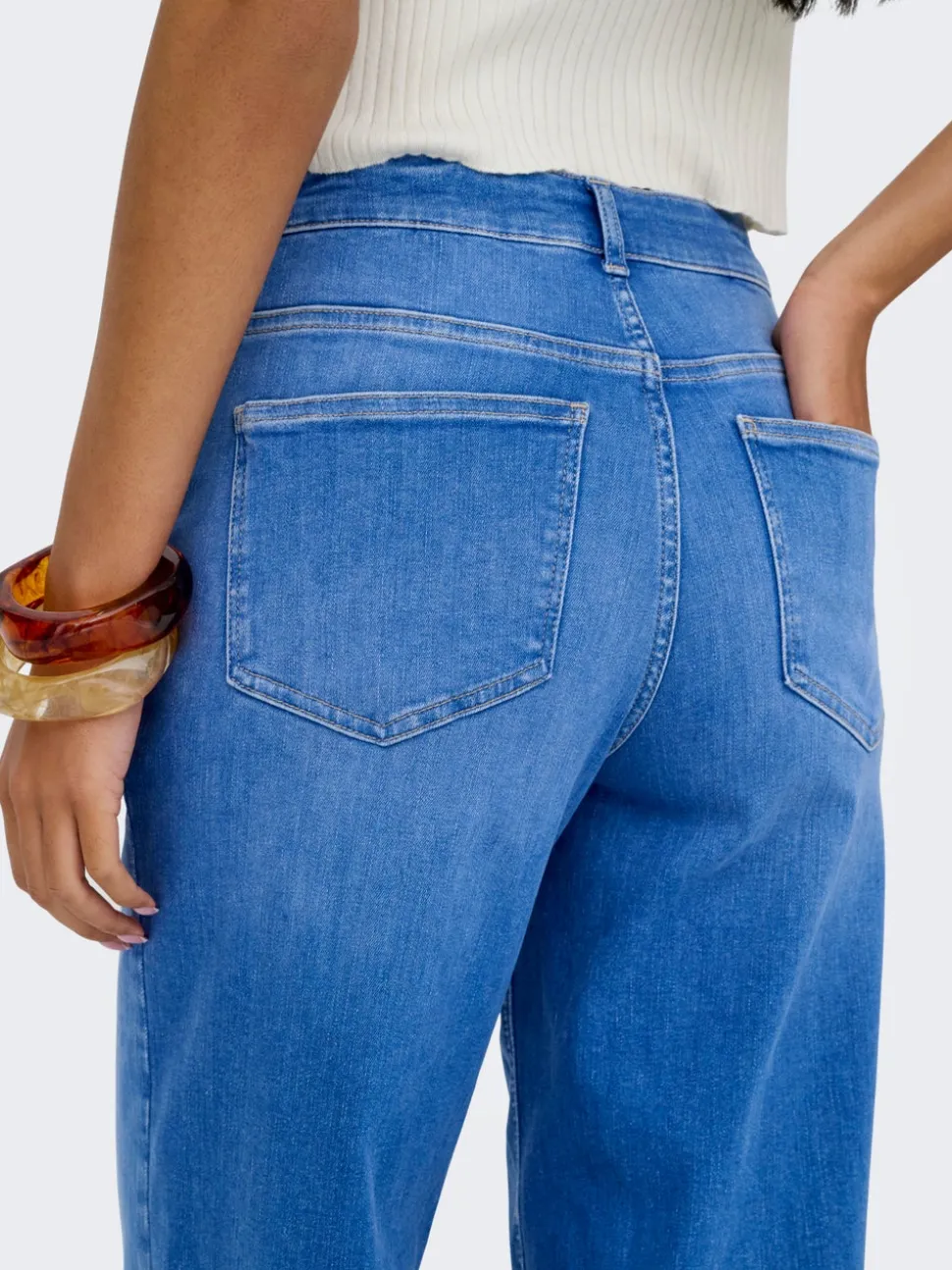 ONLMADISON Høy midje Wide Leg Fit Jeans