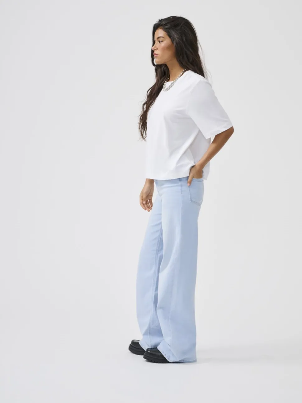 ONLMADISON Høy midje Wide Leg Fit Jeans