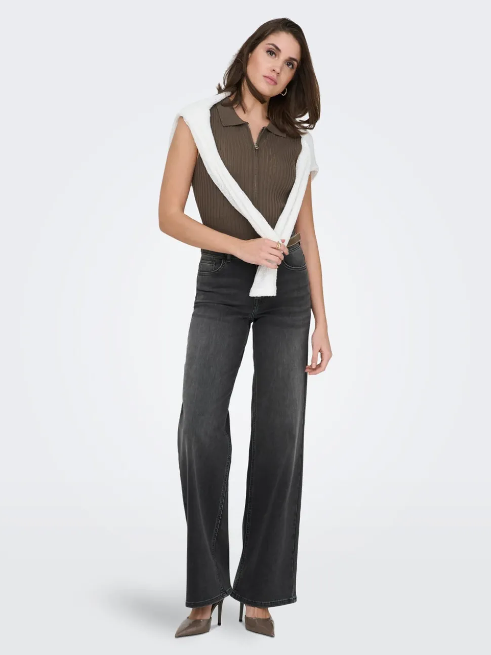ONLMADISON Høy midje Wide Leg Fit Jeans
