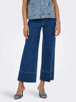 ONLMADISON Høy midje Wide Leg Fit Cropped Jeans