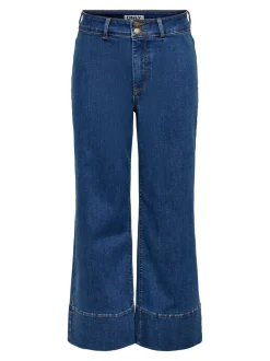 ONLMADISON Høy midje Wide Leg Fit Cropped Jeans