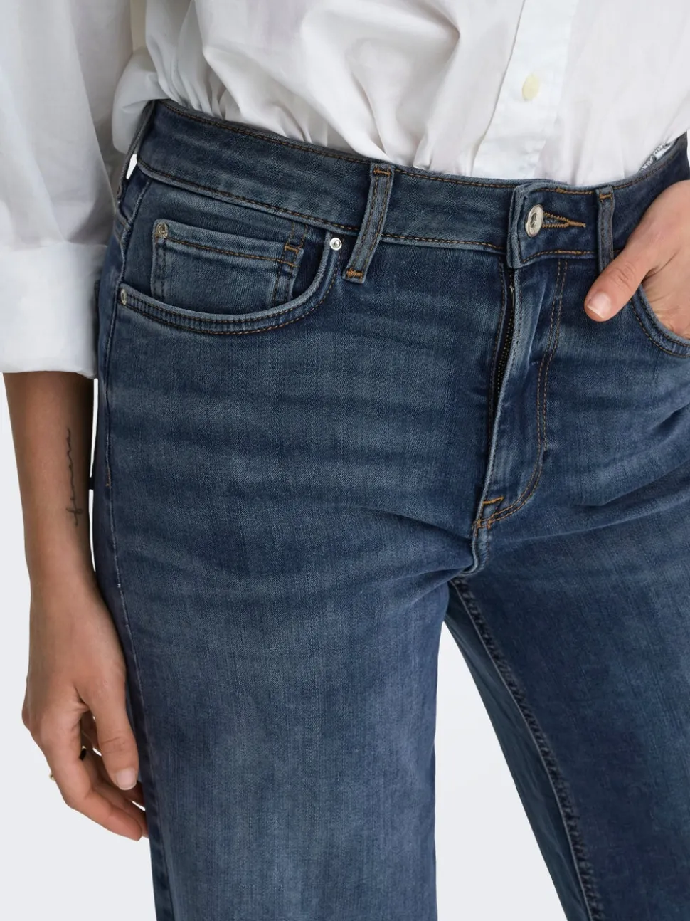 ONLMADISON Høy midje Wide Leg Fit Jeans