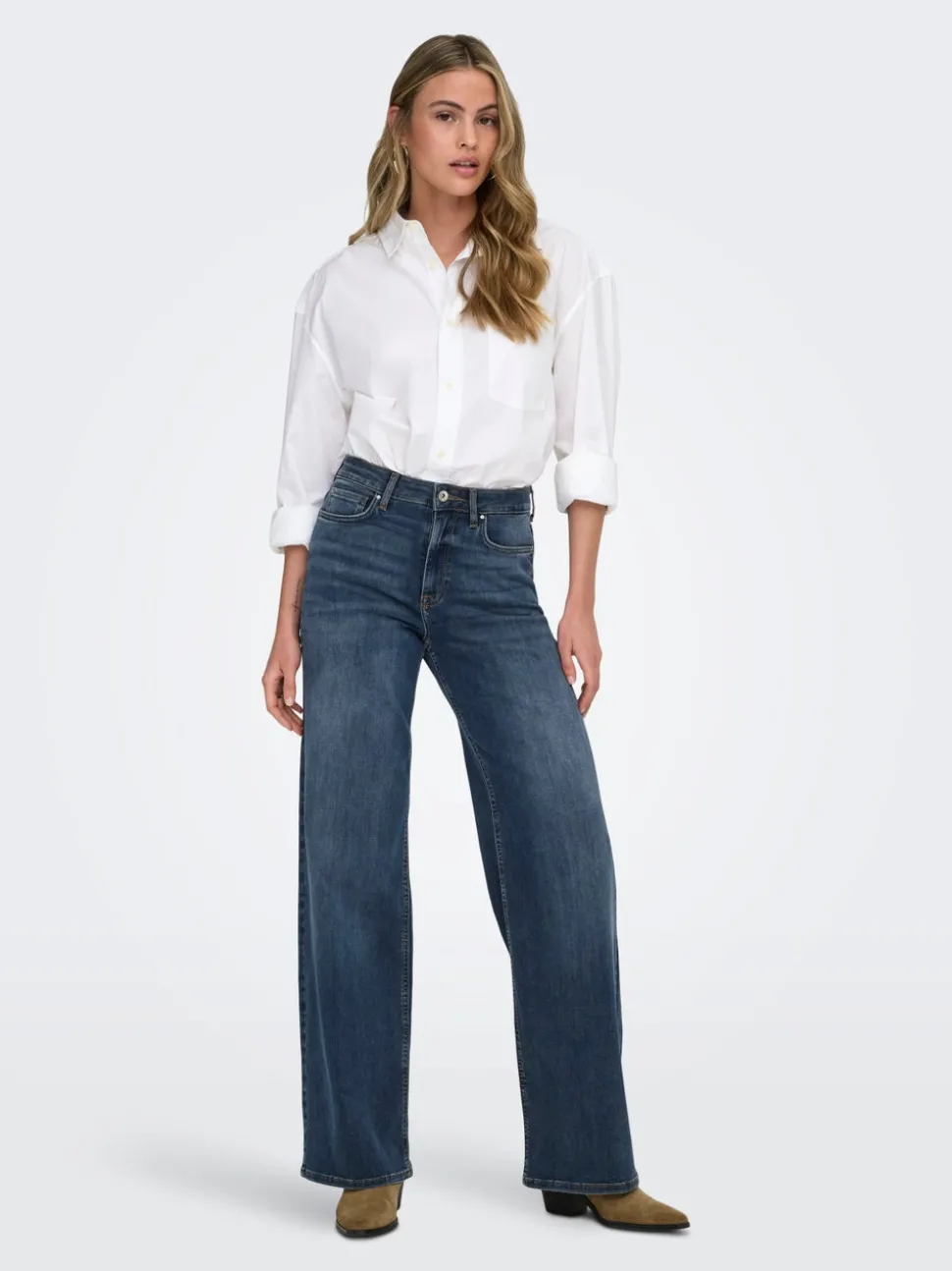 ONLMADISON Høy midje Wide Leg Fit Jeans