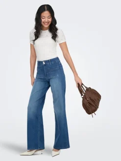 ONLMADISON Høy midje Wide Leg Fit Jeans