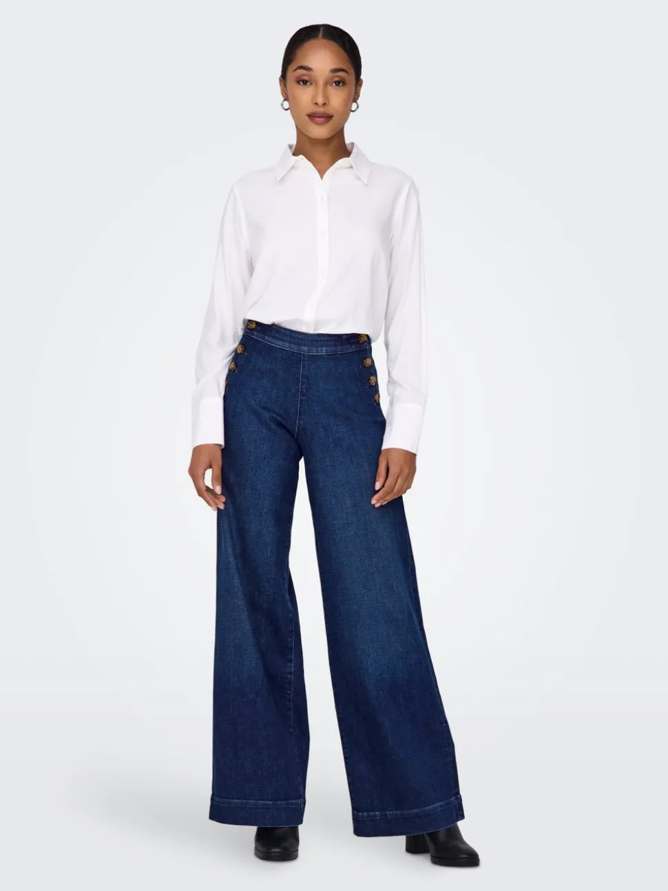 ONLMADISON Høy midje Wide Leg Fit Jeans