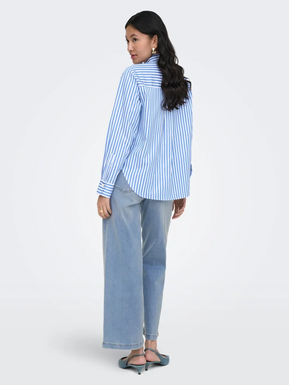 ONLMADISON Høy midje Wide Leg Fit Cropped Jeans
