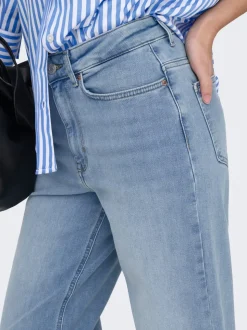 ONLMADISON Høy midje Wide Leg Fit Cropped Jeans