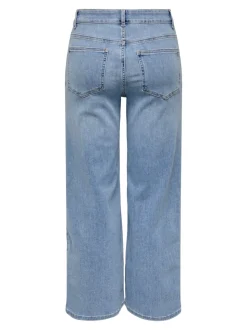 ONLMADISON Høy midje Wide Leg Fit Cropped Jeans
