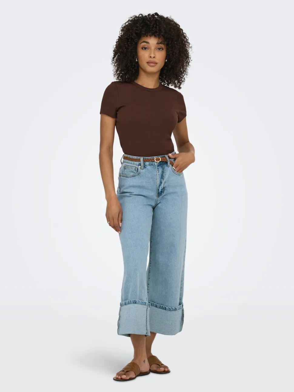 ONLMADISON Høy midje Wide Leg Fit Jeans