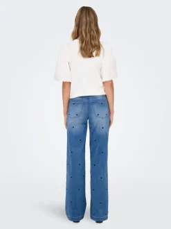 ONLMADISON-ROYAL Høy midje Wide Leg Fit Jeans