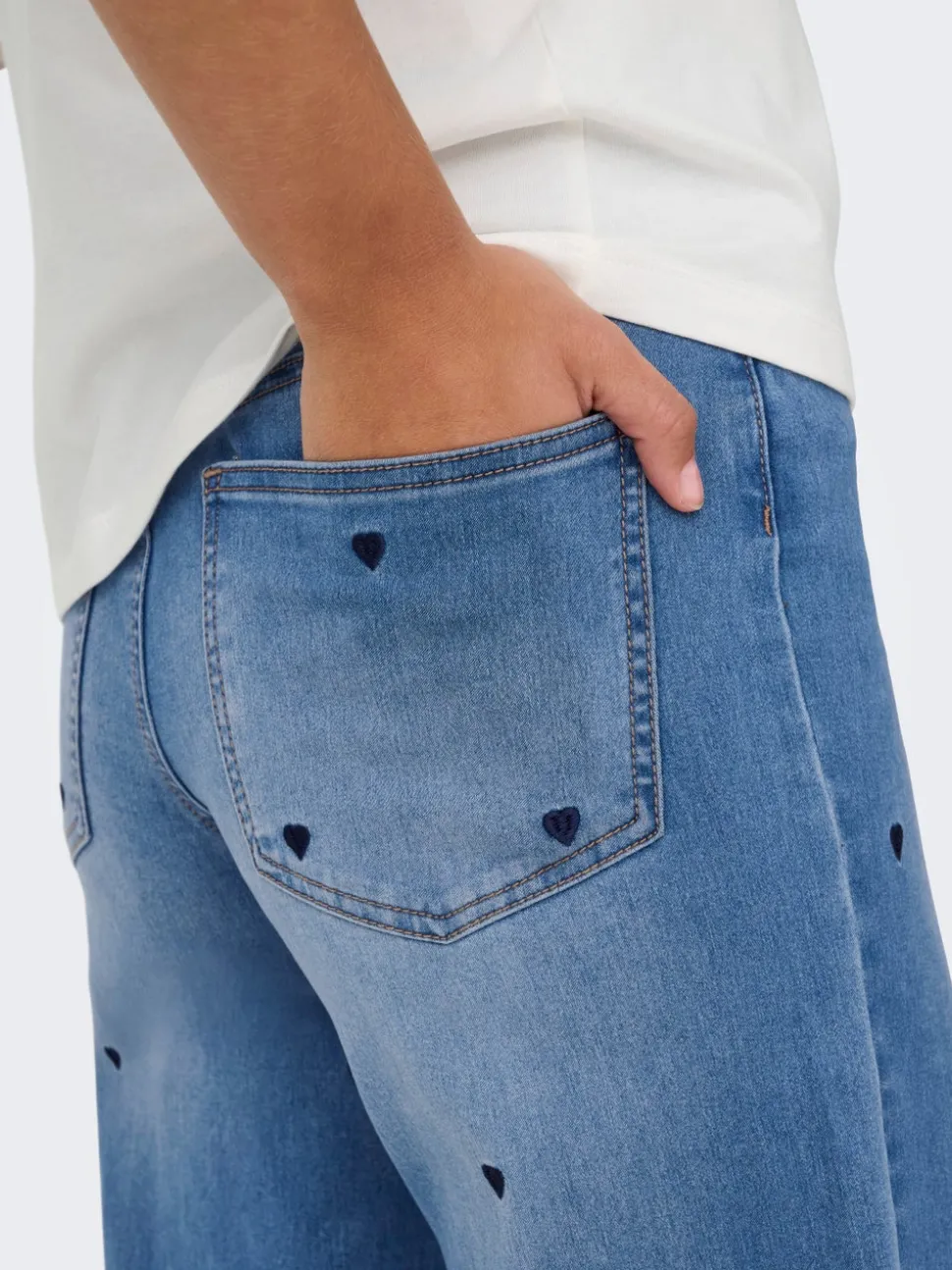 ONLMADISON-ROYAL Høy midje Wide Leg Fit Jeans