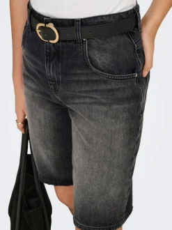 ONLMATE Middels høy midje Baggy Fit Denimshorts